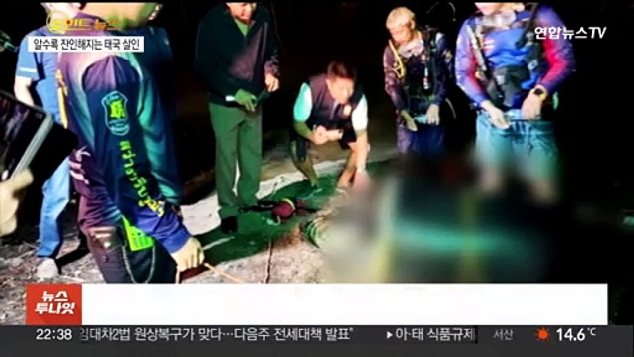 [포인트뉴스] 태국 파타야 살인 피의자 1명 검거…현지 매체 "시신 훼손돼" 外