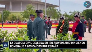 La Guardia Civil celebra su 180 aniversario rindiendo homenaje a los caídos por España