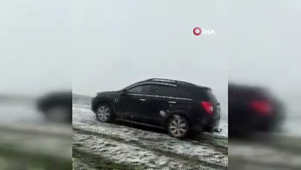 İstanbul'un yanı başına Mayıs ayında kar yağdı