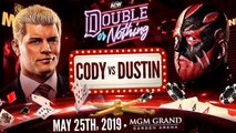 AEW Double Or Nothing 2019 - Cody vs Dustin Rhodes
