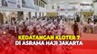 Suasana Kedatangan Kloter 7 Asal Banten di Asrama Haji Jakarta