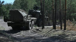 Ukrainische Armee in der Defensive