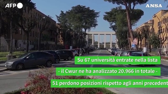 La Sapienza, Padova e La Statale sono le migliori universita' italiane