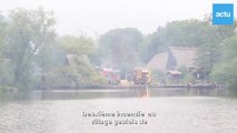 Deuxième incendie au Village gaulois de Pleumeur-bodou