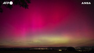 L'aurora boreale colora i cieli di Germania e Regno Unito