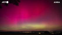 L'aurora boreale colora i cieli di Germania e Regno Unito