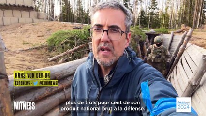 Des civils estoniens s'entraînent à la guerre de tranchées avec des soldats français de l'OTAN