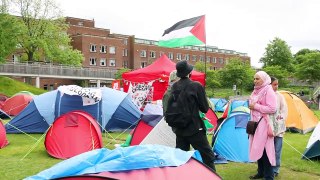 Students at University of Birmingham pro-Palestine camp vow to stay put despite legal action threat