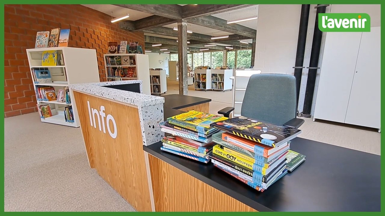 Les nouveaux espaces de la bibliothèque de Tournai