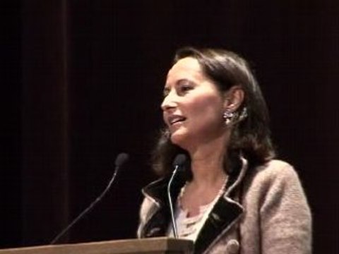Ségolène Royal, discours à la maison de la chimie