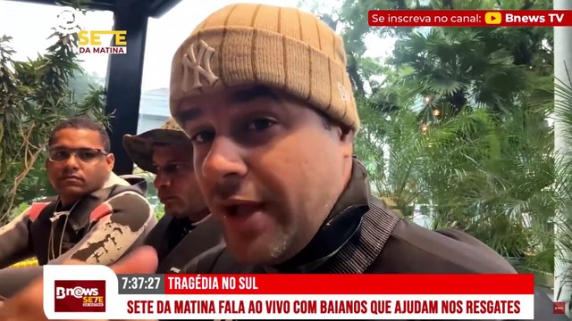 Mergulhador de Salvador que foi ao RS para ajudar nos resgates fala com exclusividade ao BNews