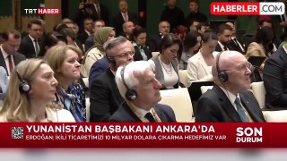Kritik görüşme sonrası kamera karşısına geçen Erdoğan ve Miçotakis: Terör örgütlerine bölgemizde yer olmadığına mutabıkız