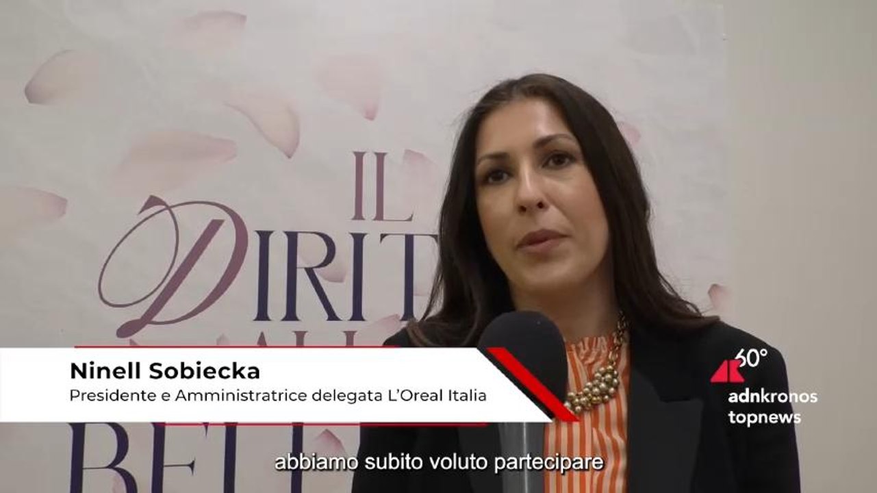 L’Oreal, Sobiecka: "Orgogliosi di essere partner del progetto. Siamo al fianco delle donne da 115 anni"