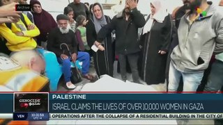 Over 10,000 women have died in Gaza since the outbreak of the war