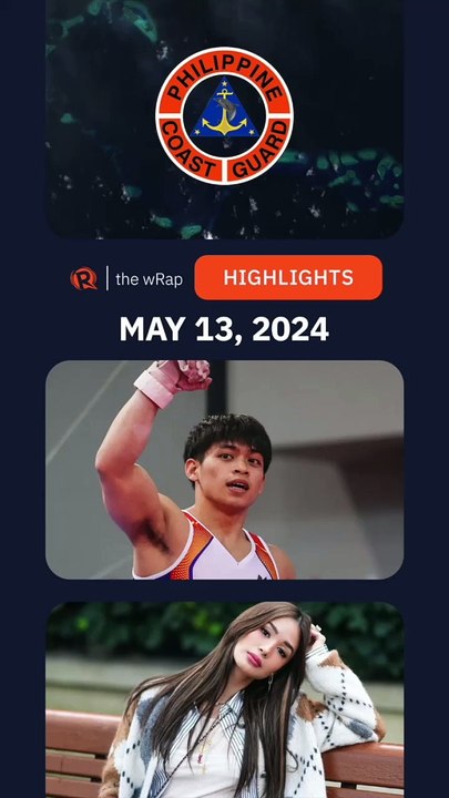 Today's headlines: Sabina shoal, Carlos Yulo, Heart Evangelista | The wRap | May 13, 2024