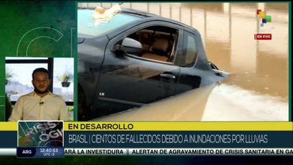 Inundaciones en Brasil podrían empeorar en las próximas horas