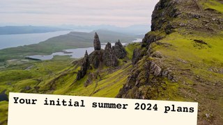 Your initial plans for summer 2024
