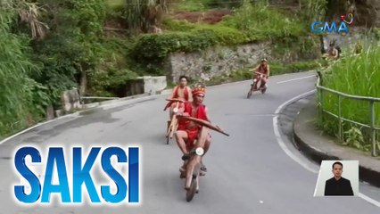 Ayangan at Tuwali tribal groups, nagkarera gamit ang scooter na gawa sa kahoy | Saksi