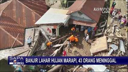 Pantauan Drone Kerusakan di Kabupaten Tanah Datar Usai Diterjang Banjir Lahar Hujan Marapi