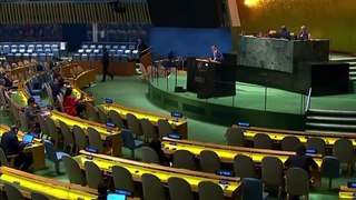Hector Gomez interviene ante la Asamblea de ONU