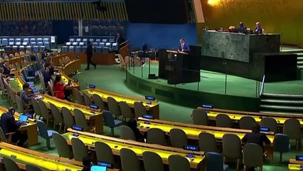 Hector Gomez interviene ante la Asamblea de ONU