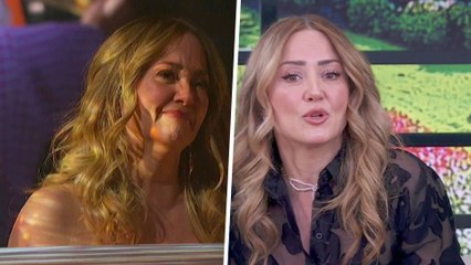 Andrea Legarreta conmovida y orgullosa por la sorpresa que le dieron en 'Juego de Voces'