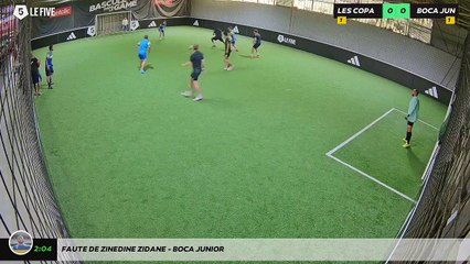 Faute de zinedine zidane - BOCA JUNIOR