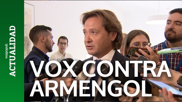 Vox asegura que Armengol no tendría que seguir como presidenta del Congreso