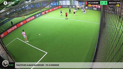 Faute de Alban Mairesse - FC AVESNOIS