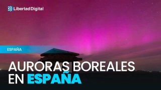 Un fin de semana de auroras boreales en España