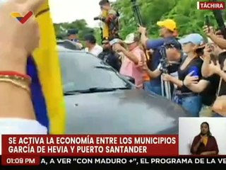 Venezuela y Colombia activan oficialmente el paso vehicular en el puente internacional la Unión