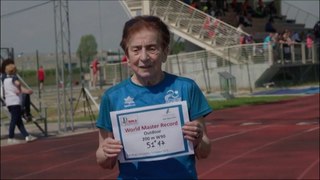 Una atleta bate récords mundiales con 90 años