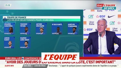 Télécharger la video: Didier Deschamps : « Des choix toujours difficiles » - Foot - Euro - Bleus