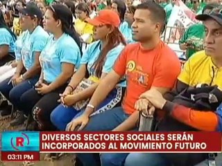 Movimiento Futuro incorporará a diversos sectores sociales para generar un espacio de diálogo