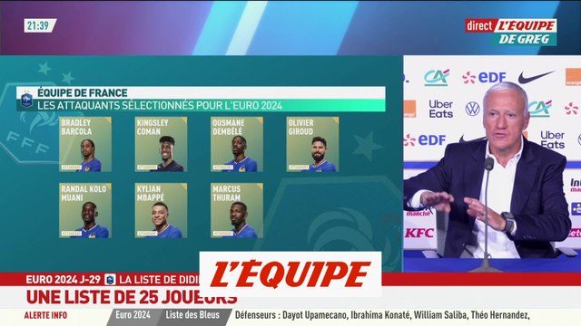 Bleus : Deschamps sur Kolo Muani : « La capacité d'être dans un autre contexte » - Foot - Euro 2024