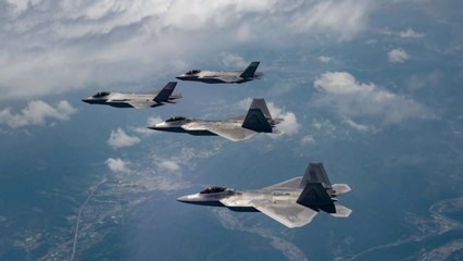 한미, F-35A·F-22 스텔스 전투기 참가 첫 연합훈련 / YTN
