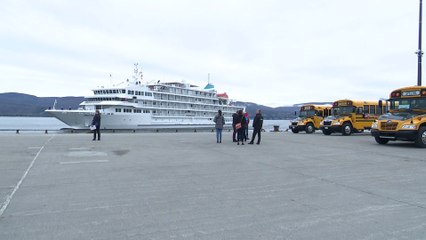 16 mai TOPO MS Premier navire croisière Gaspé