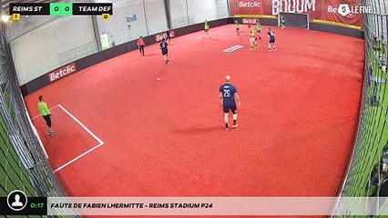 Faute de fabien lhermitte - Reims stadium p24