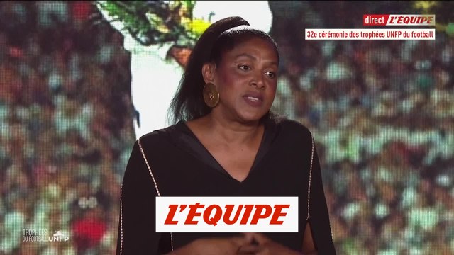 Marie-Josée Pérec, marraine de la 32e cérémonie des Trophées UNFP - Foot - Trophées UNFP