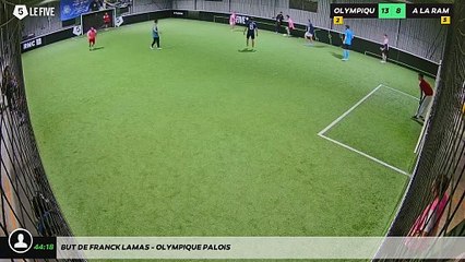 But de Franck Lamas - OLYMPIQUE PALOIS