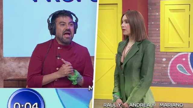 Doble empate entre Andrea Legarreta y Tania Rincón en Dígalo con Mímica
