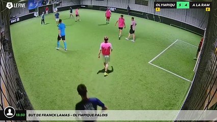 But de Franck Lamas - OLYMPIQUE PALOIS