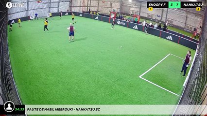 Faute de Nabil MEBROUKI - Nankatsu SC
