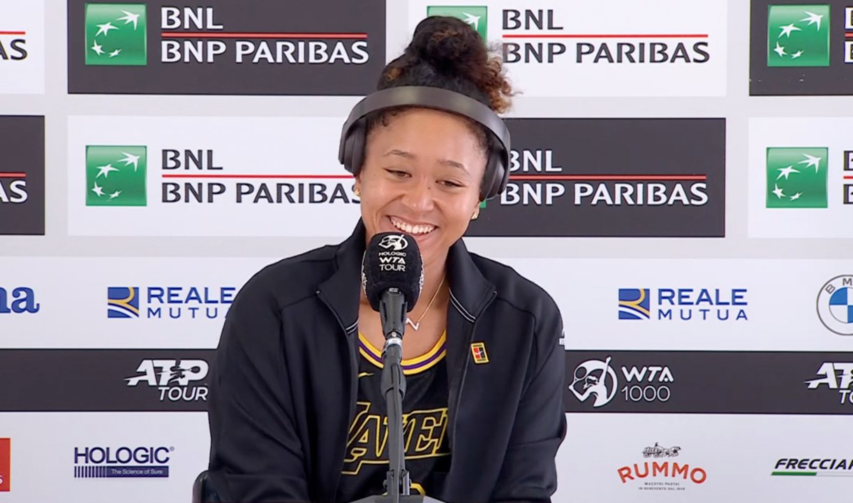 Tennis - Rome 2024 - Naomi Osaka : "I'm very happy with the level that change from Madrid to Rome..."