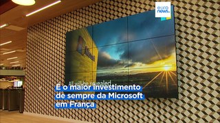 Microsoft compromete-se a investir 4,3 mil milhões de dólares em França