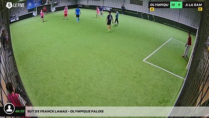 But de Franck Lamas - OLYMPIQUE PALOIS
