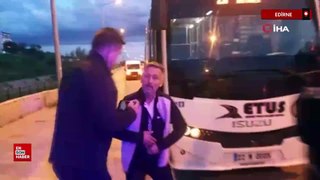 Edirne'de alkollü minibüs şoförü: Ehliyetime el konulması çok iyi oldu