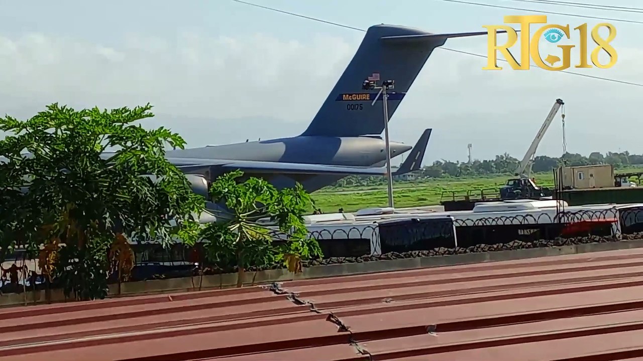 Yon lòt avyon Lame Amerikèn ateri sou pis Ayopò Entènasyonal ''Toussaint Louverture'' Lundi 13 Mai a