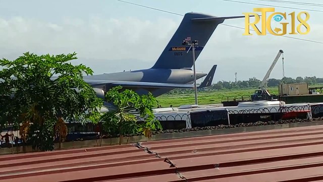 Yon lòt avyon Lame Amerikèn ateri sou pis Ayopò Entènasyonal ''Toussaint Louverture'' Lundi 13 Mai a