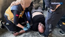 Bursa'da intihar girişimi, sigara yakarken polis müdahale etti